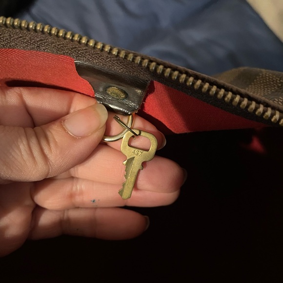 Louis Vuitton Brown Shoulder Bag Damier Ebene - Picture 7 of 8